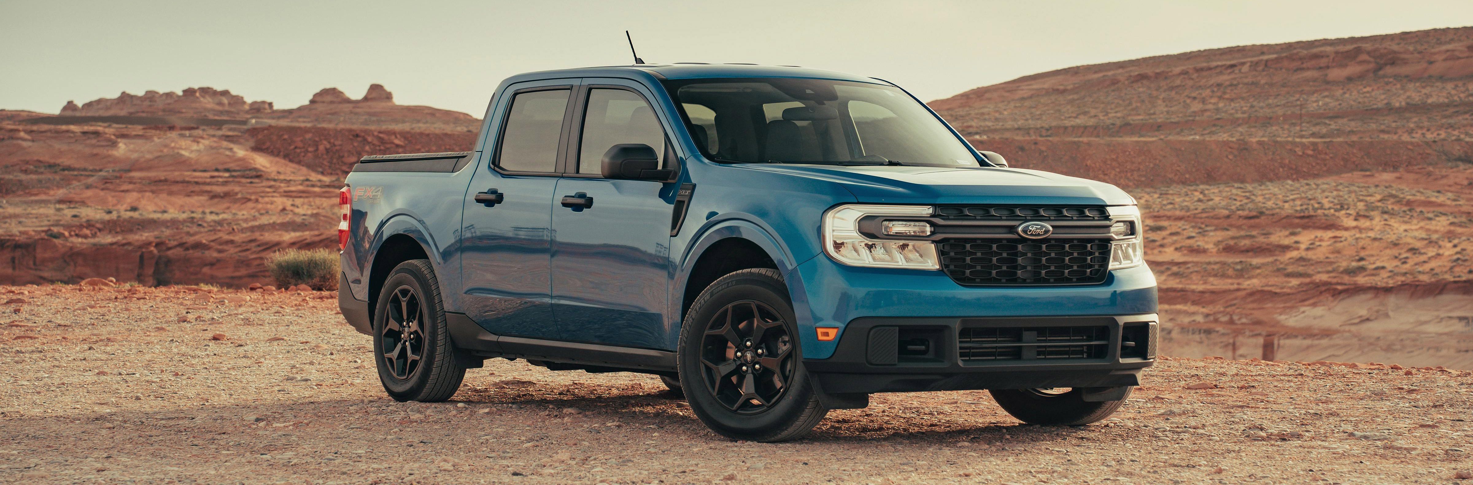 Pickup in Desert